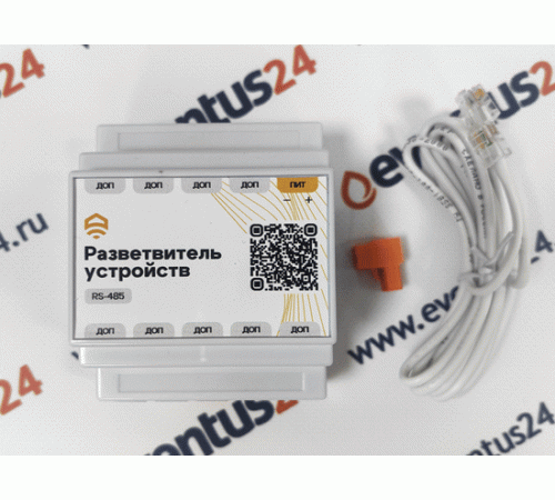 Разветвитель датчиков/устройств, DIN, RS485 Modbus ec01107