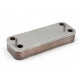 Теплообменник ГВС подходит для PROTHERM Гепард  0020118595 / FONDITAL Antea, Minorca 6SCAMPIA07