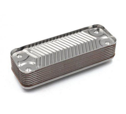 Теплообменник ГВС 16 пл 17B2071600 BAXI Luna, Eco, Eco four / WESTEN Pulsar, Energy 5655780