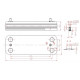Теплообменник ГВС BERETTA City, Idra Exclusive, Mynute, Super Exclusive R8037 16 пл.
