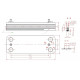 Теплообменник ГВС BERETTA City, Super exclusive CAI/CSI, Mynute, exclusive 24 kW R8036 12 пл.