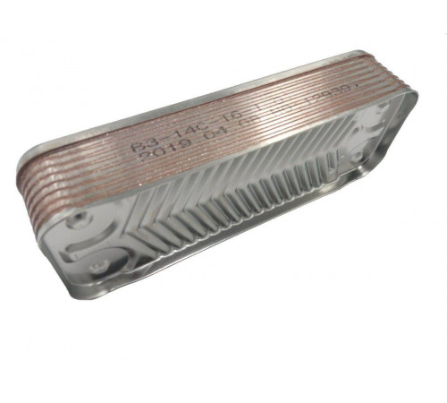 Теплообменник ГВС 16 пл 17B2071606 ARISTON / PROTHERM/ DEMRAD