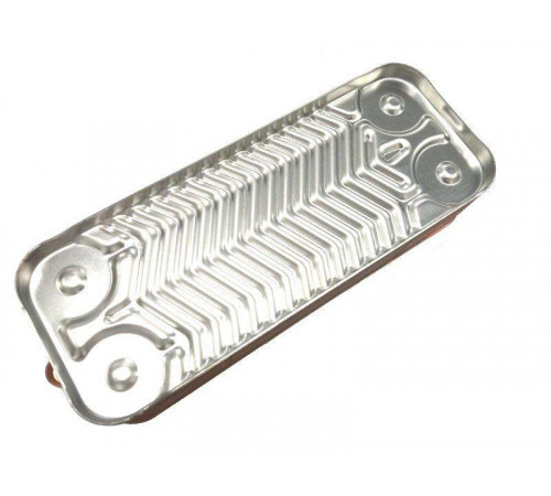 Теплообменник ГВС BOSCH Gaz 6000 W / BUDERUS Logamax U072-24K 8718644625 16 пл