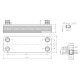 Теплообменник ГВС подходит для VAILLANT Atmomax Pro, Turbomax Pro, Turbomax  065088 20 пл