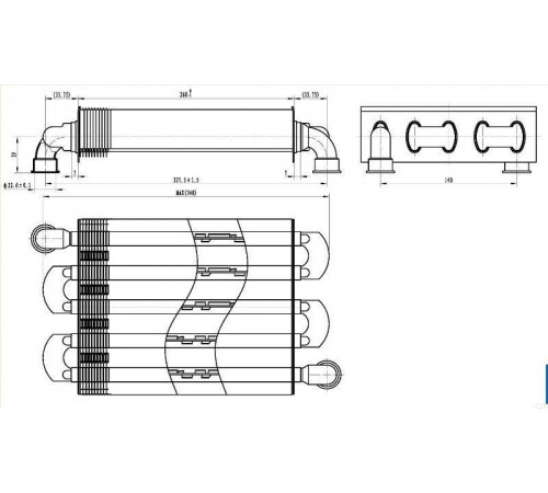 Теплообменник первичный Protherm Gepard 23MTV19, 12/23 MTV20 (0020142415)