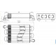 Теплообменник первичный Protherm Gepard 23MTV19, 12/23 MTV20 (0020142415)